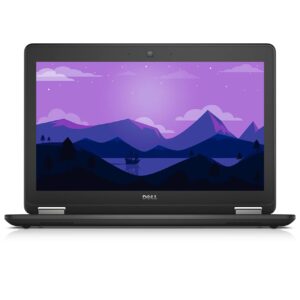 Dell Latitude E7270 12.5" Touchscreen Business Laptop — Intel Core i5-6th Gen 2.4GHz, DDR4 RAM, SSD, Backlit Keyboard, Windows 10 Pro (Renewed)