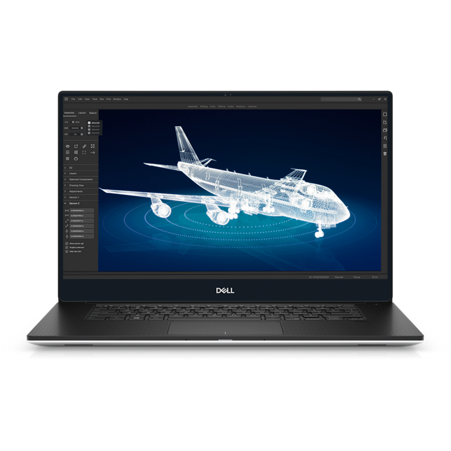 Dell Precision 5540 15.6" Mobile Workstation — Intel Core i7-9750H 9th Gen, 16GB RAM, 512GB SSD, NVIDIA Quadro T1000, Windows 10 Pro (Renewed)
