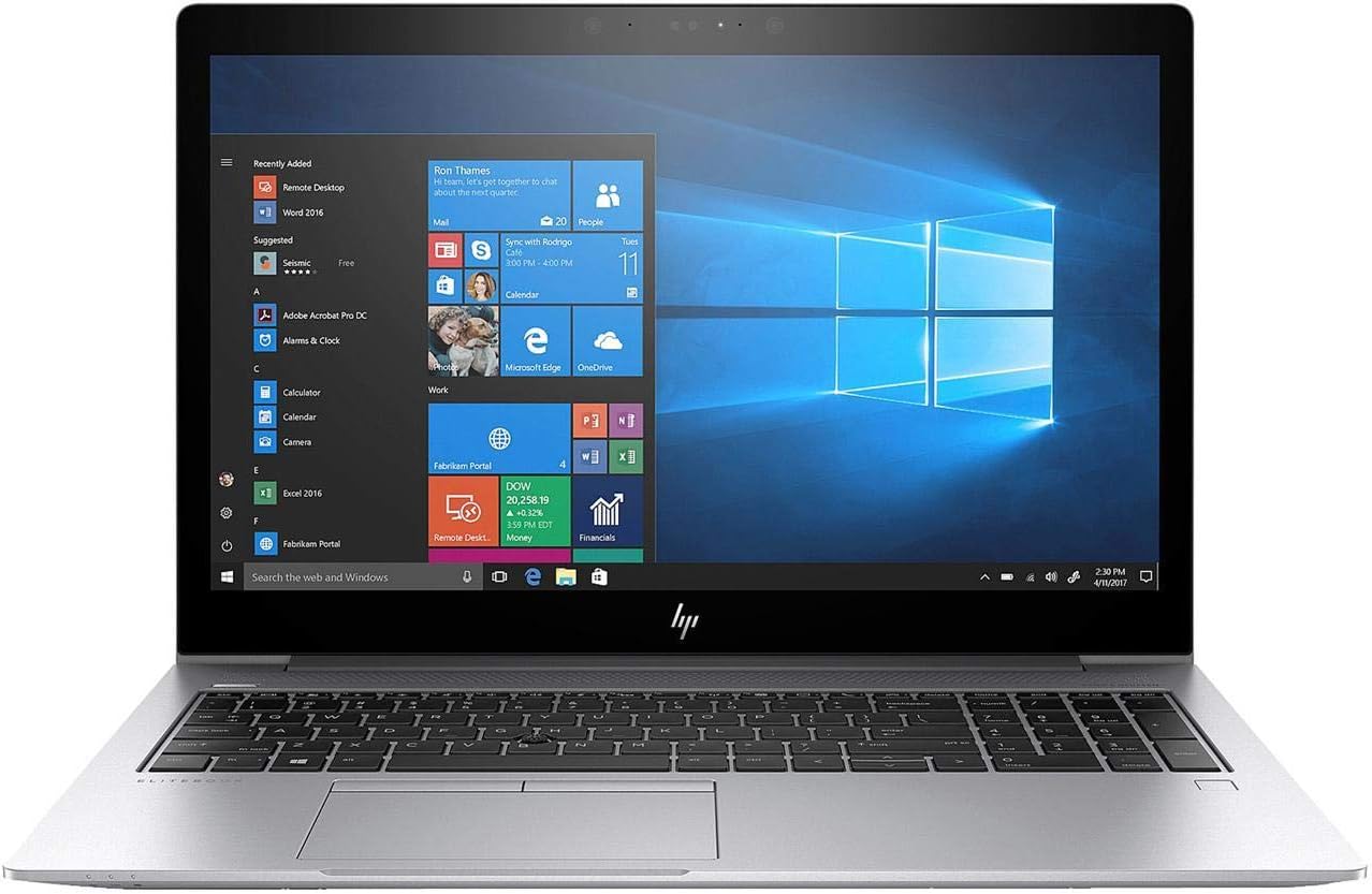 HP EliteBook 850 G6 (Renewed) – Intel Core i5-8265U, 15.6" FHD Business Laptop
