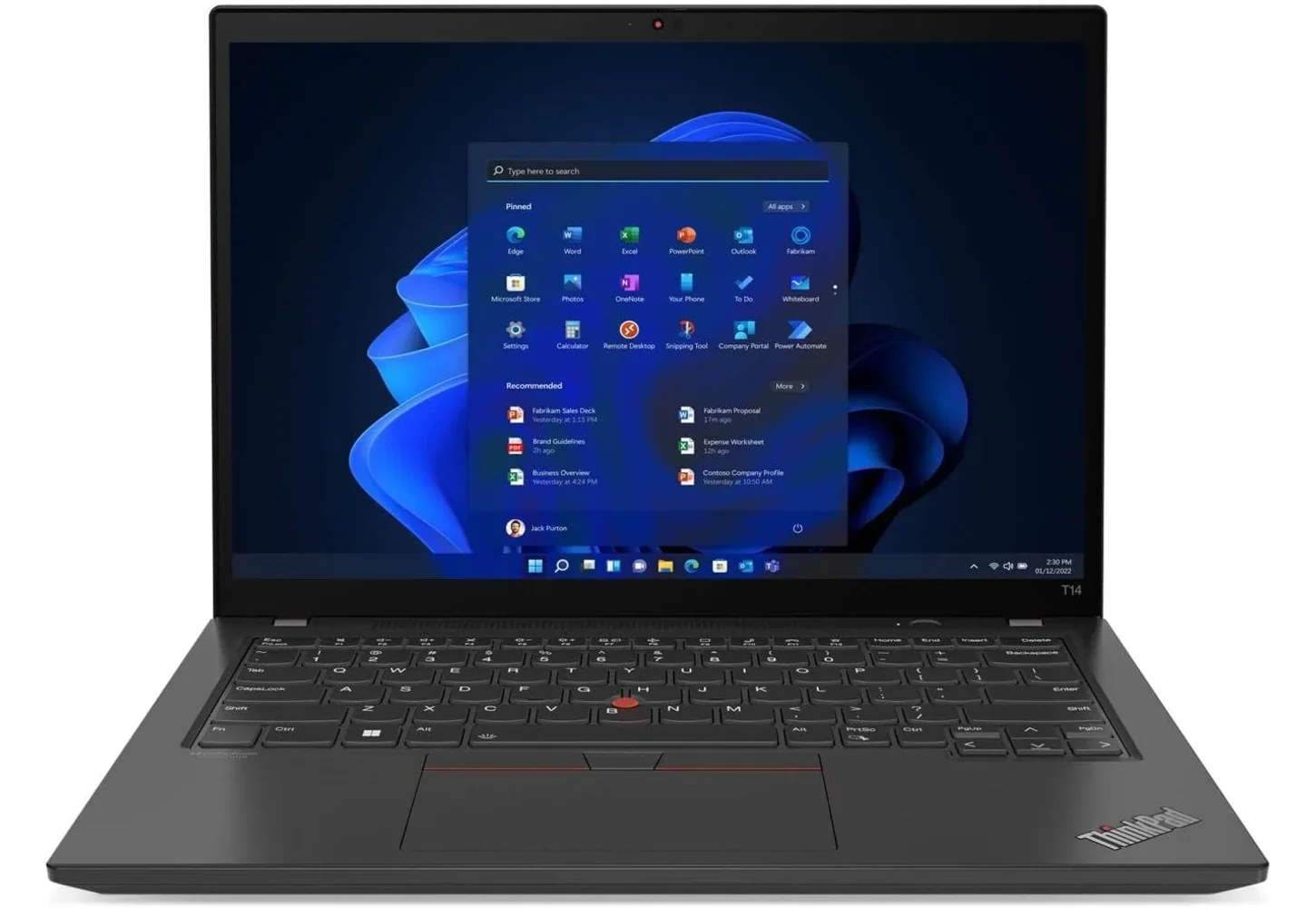 Lenovo ThinkPad T14 Gen 2 (Renewed) – Intel Core i5-1135G7, 14" FHD Business Laptop